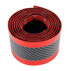 Universal Electroplate Carbon Fibre Car Door Threshold Decoration Strip Decorative Sticker, Size : 7CM x 2M, 7CM x 2M (Red), 7CM x 2M (Silver), 7CM x 2M (Gold)