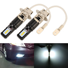 2 PCS H3 DC12V / 4.5W / 6000K / 360LM Car LED Fog Light with 6 CSP Lamp Beads, White Light, H3 (Black), H3 (Silver)