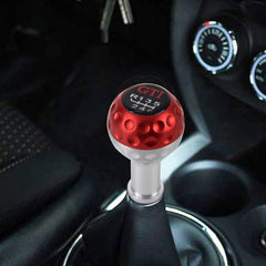 Universal Manual or Automatic Gear Shift Knob Fit for All Car, Red, Silver, Black, Blue