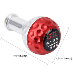 Universal Manual or Automatic Gear Shift Knob Fit for All Car, Red, Silver, Black, Blue