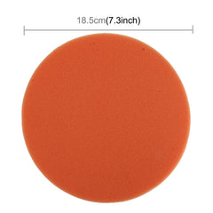 2 PCS Car Wax Sponge Round Shape Sponge High-density Waxing Sponge，Size:18.5 x 18.5cm, 18.5 x 18.5cm