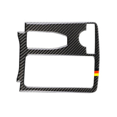Car German Flag Carbon Fiber Left Drive Gear Position Panel Decorative Sticker for Mercedes-Benz W204 2007-2013 / W212 2010-2012 , Left Drive Gear Position (German Flag)