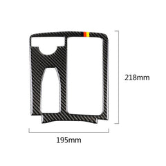 Car German Flag Carbon Fiber Left Drive Gear Position Panel Decorative Sticker for Mercedes-Benz W204 2007-2013 / W212 2010-2012 , Left Drive Gear Position (German Flag)