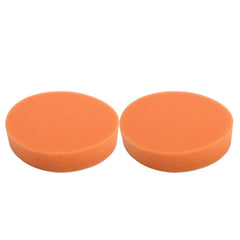 2 PCS Car Wax Sponge Round Shape Sponge High-density Waxing Sponge，Size:12.5 x 12.5cm, 12.5 x 12.5cm