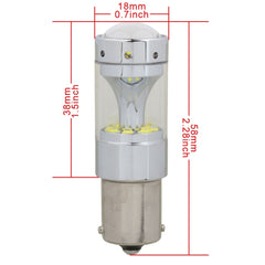2 PCS 1156 60W 1200 LM 6000K Car Auto Brake Lights Turn Light Backup Light with 12 CREE XB-D Lamps, DC 12V, 1156