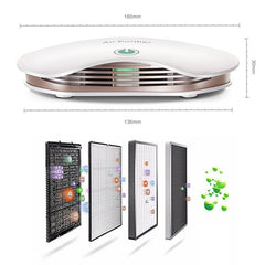 BL-001 Car / Household Smart Touch Control Air Purifier Negative Ions Air Cleaner, BL-001(Black), BL-001(White)
