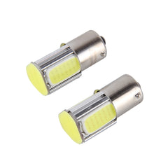 2 PCS 1156/BA15S 5W 6000K 350lm 4 COB LEDs Canbus Car Brake Light Tail Light Bulb, DC 12V, 1156