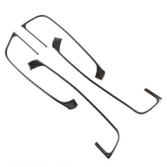 4 PCS Car Carbon Fiber Door Button Decorative Frame for Audi A3, Door Button