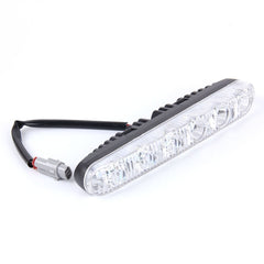 2 PCS LD-006 5730-6SMD 12W 1200LM 7000K White Light  Daytime Running Light.DC 12V, White Light+12W 1200LM/7000K