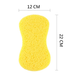 5 PCS Household Cleaning Sponge Yellow Car Wash Sponge With Macropores, 5 PCS Macropores Cleaning Sponge