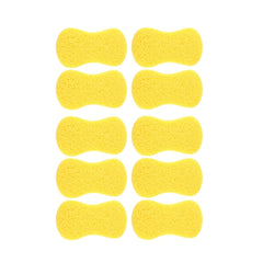 5 PCS Household Cleaning Sponge Yellow Car Wash Sponge With Macropores, 5 PCS Macropores Cleaning Sponge