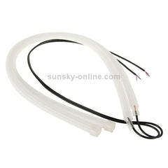 2 PCS 12V Car Daytime Running Lights Soft Article Lamp, Blue Light, Length: 30cm, 30cm