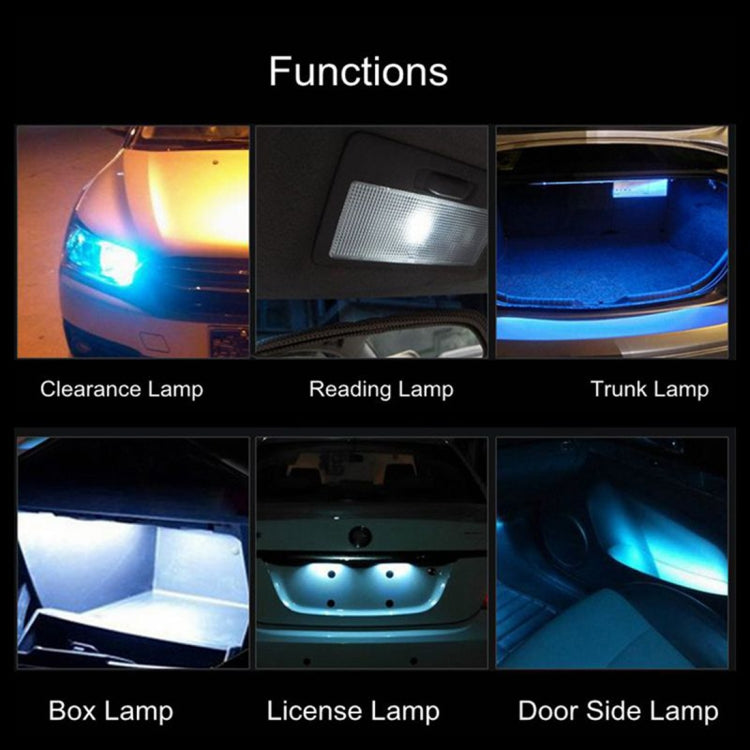 2 PCS 31mm DC12V / 1.5W / 6000K / 110LM 4LEDs SMD-3030 Car Reading Lamp Dome Light, with Decoder, 31mm