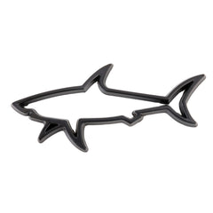 Shark Shape Car Metal Body Decorative Sticker, Shark Shape