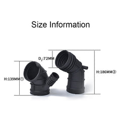 A1233 Fuel Connector Air Intake Boot 13541705209 + Throttle Connection Air Hose 13541438759 for BMW, For BMW