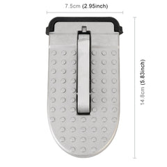 Multi-function Car Door Sill Step Pedals Pads, Pedals Pads (Silver)