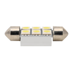 10 PCS 36mm DC12V / 2W / 7000K / 80LM 6LEDs SMD-5050 Car Reading Lamp, 36mm, 6LEDs SMD-5050