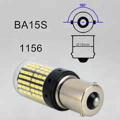 2 PCS 1156 / BA15S DC12V / 18W / 1080LM Car Auto Turn Lights with SMD-3014 Lamps, 1156 / BA15S