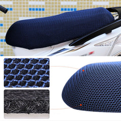 Waterproof Motorcycle Sun Protection Heat Insulation Seat Cover Prevent Bask In Seat Scooter Cushion Protect, Size: M, Length: 60-70cm; Width: 40-45cm, Size: M (Blue), Size: M (Black Red), Size: M (Black Blue), Size: M (Black)