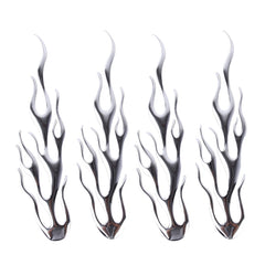 Flame Pattern Car Stickers, Flame