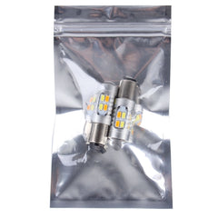 2 PCS 1157 10W 1000 LM 6000K White + Yellow Light Turn Signal Light with 20 SMD-5730-LED Lamps And Len. DC 12-24V, 1157 with 20 SMD-5730-LED Lamps