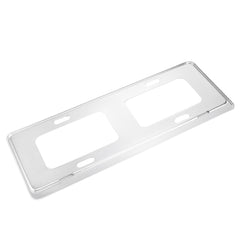 2 PCS Car License Plate Magnesium Alloy Bracket Frame Holder Stand Mount(Silver), Magnesium Alloy Bracket