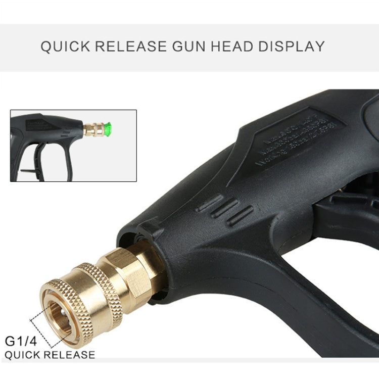 High Pressure Car Wash Foam Gun Soap Foamer Generator Water Sprayer Gun, 3/8 Quick-connect, 3/8 Quick-connect