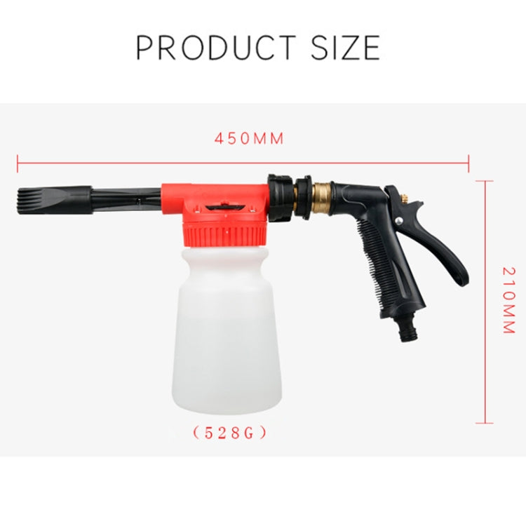 Portable Multi-functional Car Washer Water Gun Foam Pot Water Sprayer, Random Color Delivery, Gun Foam Pot