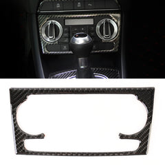 Carbon Fibre Car Air Conditioning Switch Panel Decorative Sticker for Audi Q3 2013-2018, Air Conditioning Switch Panel