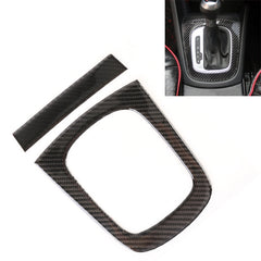 2 PCS Carbon Fibre Car Gear Panel Decorative Sticker for Audi Q3 2013-2018, Gear Panel