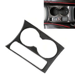 Carbon Fibre Car Water Cup Panel Decorative Sticker for Audi Q3 2013-2018, Water Cup Panel
