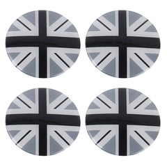 4 PCS National Flag Metal Car Sticker Wheel Hub Caps Centre Cover Decoration, England  Flag 1