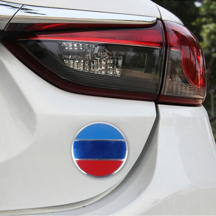 4 PCS National Flag Metal Car Sticker Wheel Hub Caps Centre Cover Decoration, National Flag
