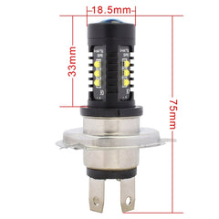 2 PCS MZ 10W 1080 LM 5500K H4 12 XB-D LED Car Headlights Driving Lamps, DC 12-24V, H4 10W
