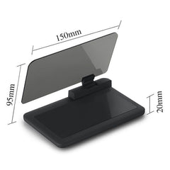 H6 Multi-function Car Smartphone Navigation Head Up Display Holder for 6 Inch Smartphone, H6