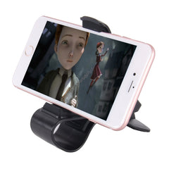 Universal Flexible Cell Phone Clip Dashboard Holder for iPhone, Galaxy, Huawei, Xiaomi, Sony, LG, HTC, Google and other Smartphones, Width 3 inch o 6.5 inch, Phone Holder