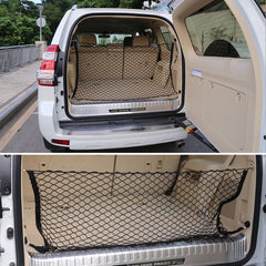 4 Hook Vehicle Universal Fit Trunk Mesh Cargo Storage Organizer Car Van SUV Back Item Net, Car Van SUV Back Item Net