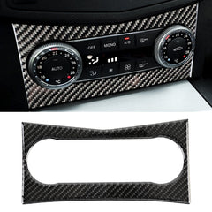 Car Air Conditioning Frame Carbon Fiber Decorative Sticker for Mercedes-Benz W204 2007-2010, Air Conditioning Frame