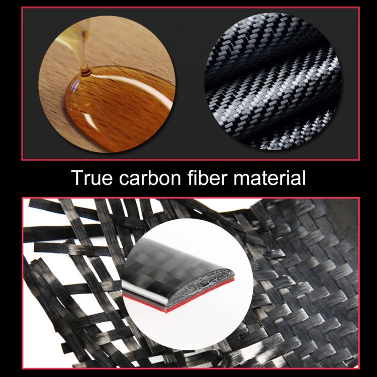 Car Left Drive Water Cup Panel Carbon Fiber Decorative Sticker for Mercedes-Benz W204 2007-2013, Water Cup Panel