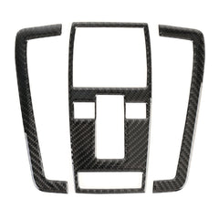 3 PCS Car Front Dome Light Panel Carbon Fiber Decorative Sticker for Mercedes-Benz W204 2007-2013, Front Dome Light Panel