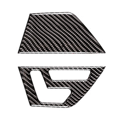 2 PCS Car Front Door Seat Adjustment Frame Carbon Fiber Decorative Sticker for Mercedes-Benz W204 2007-2013, Front Door Seat Adjustment Frame
