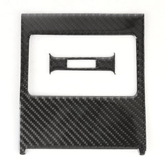 2 PCS Car Rear Air Outlet Frame Carbon Fiber Decorative Sticker for Mercedes-Benz W204 2007-2013, Rear Air Outlet Frame