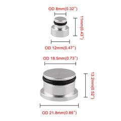 5 PCS Car Modified Inlet Manifold Swirl Flap Blanks Intake Manifold Valve Cylinder Head Screw X8R0077 / 55210202 / 55210201 for Alfa Romeo, For Alfa Romeo