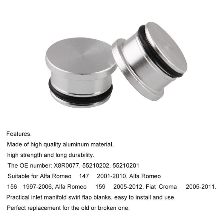 5 PCS Car Modified Inlet Manifold Swirl Flap Blanks Intake Manifold Valve Cylinder Head Screw X8R0077 / 55210202 / 55210201 for Alfa Romeo, For Alfa Romeo