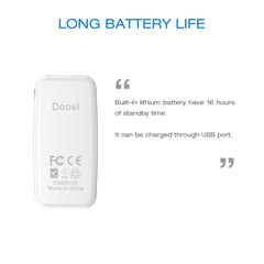 Doosl DSER102 Mini Car Bluetooth Wireless Music Receiver with 3.5mm Stereo Input Jack, DSER102