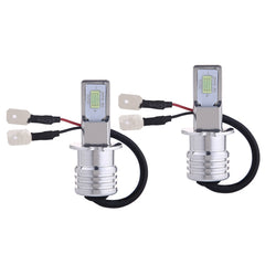 2 PCS H3 72W 1000LM 6000-6500K Super Bright Car Fog Light LED Bulbs, DC 12-24V, H3