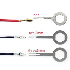 3 PCS Auto Car Plug Circuit Board Wire Harness Terminal Extraction Pick Connector Crimp Pin Back Needle Remove Tool, 3 PCS