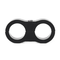 AN4 Automotive 2-hole High Pressure Tubing Fixing Clip Car Tubing Clamp Aluminum Alloy Clip Tubing Separator, Random Color Delivery , AN4