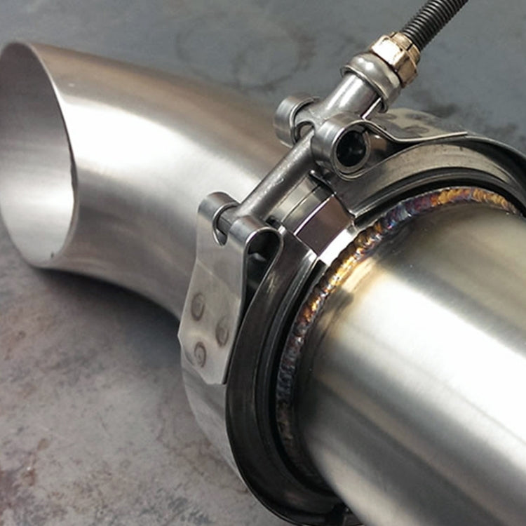 3 inch Car Turbo Exhaust Downpipe V-Band Clamp Stainless Steel 304 Flange Clamp, 3 inch V-Band Clamp