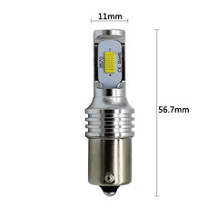 2 PCS Decode 1156/BA15S 72W LED Bulbs Light Car Auto Turn Lamp Backup Light, DC 12-24V, White, Yellow
